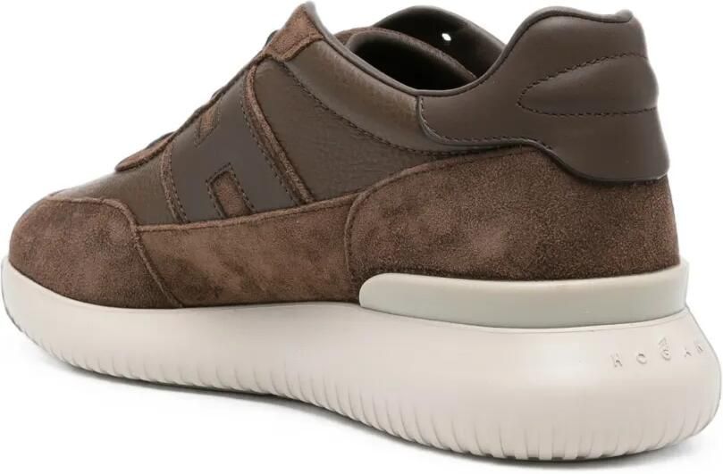 Hogan Interactive³ sneakers met vlakken en logo-patch Bruin - Foto 2