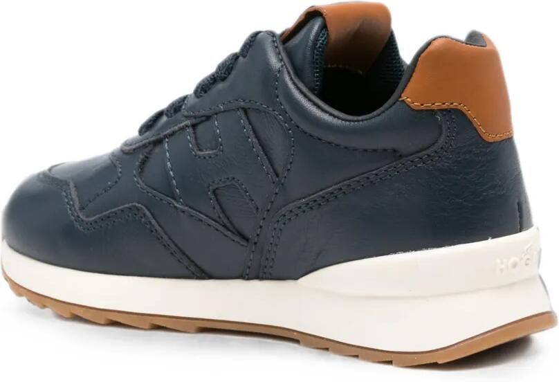 Hogan Kids Sneakers met logopatch Blauw - Foto 2