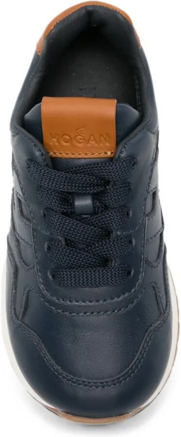 Hogan Kids Sneakers met logopatch Blauw - Foto 3
