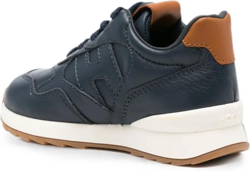 Hogan Kids Sneakers met logopatch Blauw - Foto 2