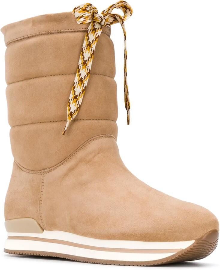 Hogan Lammy laarzen Beige - Foto 2