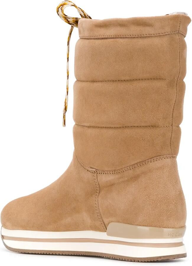 Hogan Lammy laarzen Beige - Foto 3