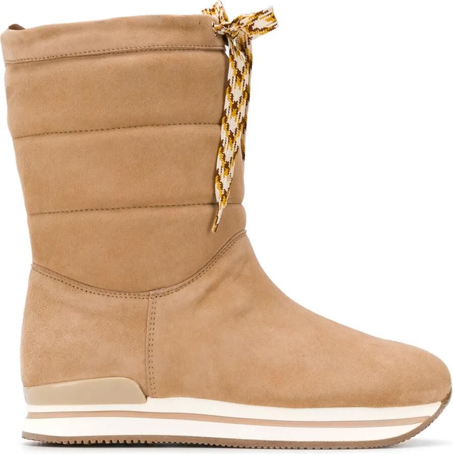 Hogan Lammy laarzen Beige