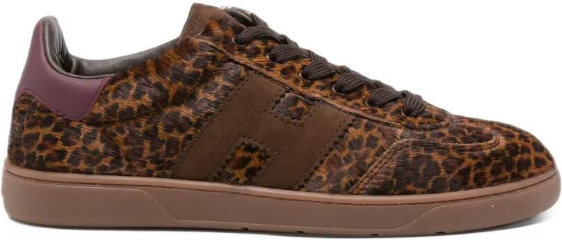 Hogan leopard-print sneakers Bruin