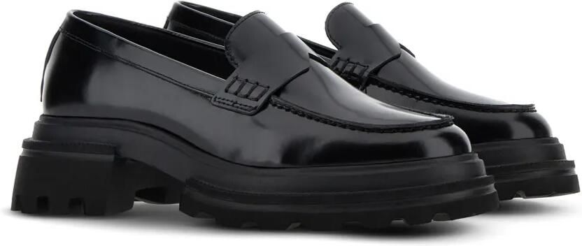 Hogan Leren loafers Zwart - Foto 5