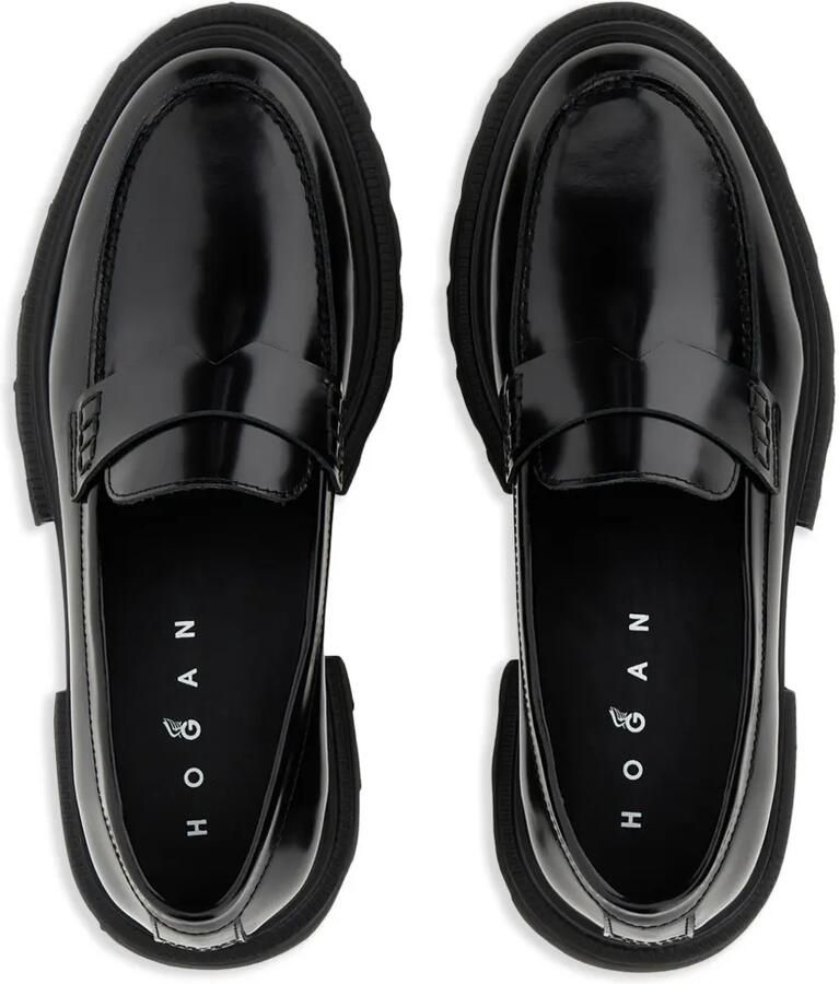 Hogan Leren loafers Zwart - Foto 2
