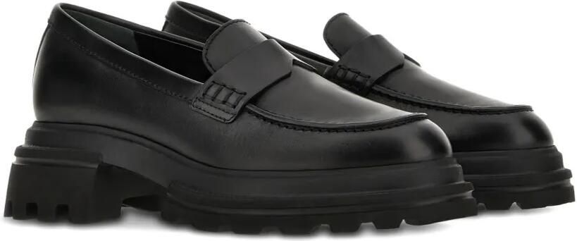 Hogan Leren loafers Zwart - Foto 5