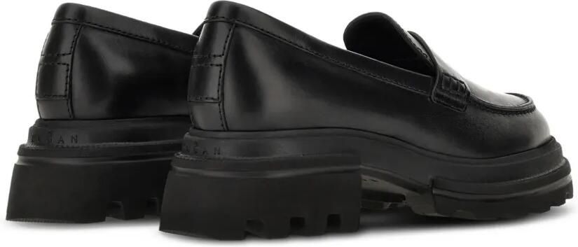 Hogan Leren loafers Zwart - Foto 4