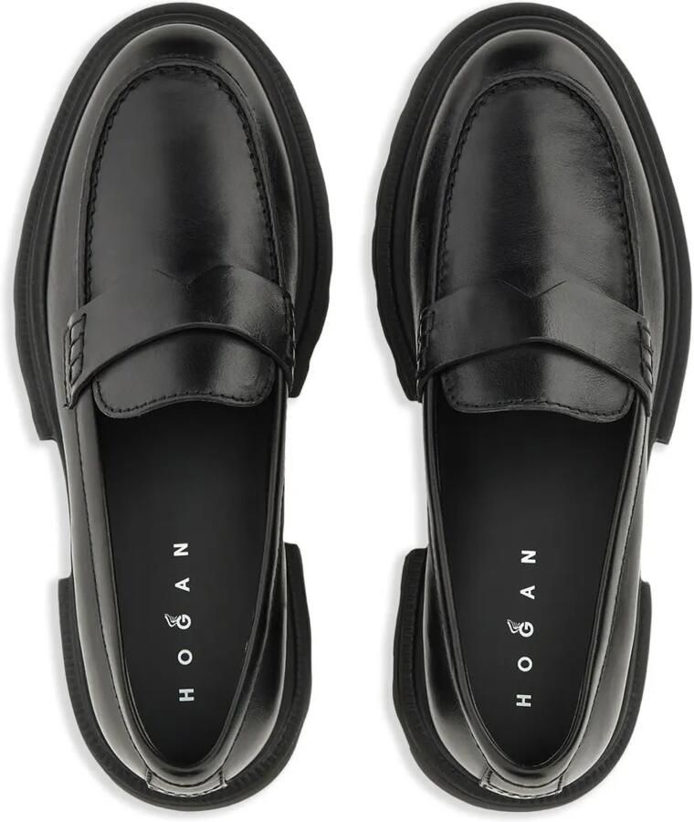 Hogan Leren loafers Zwart - Foto 2