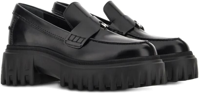 Hogan Leren loafers Zwart - Foto 5