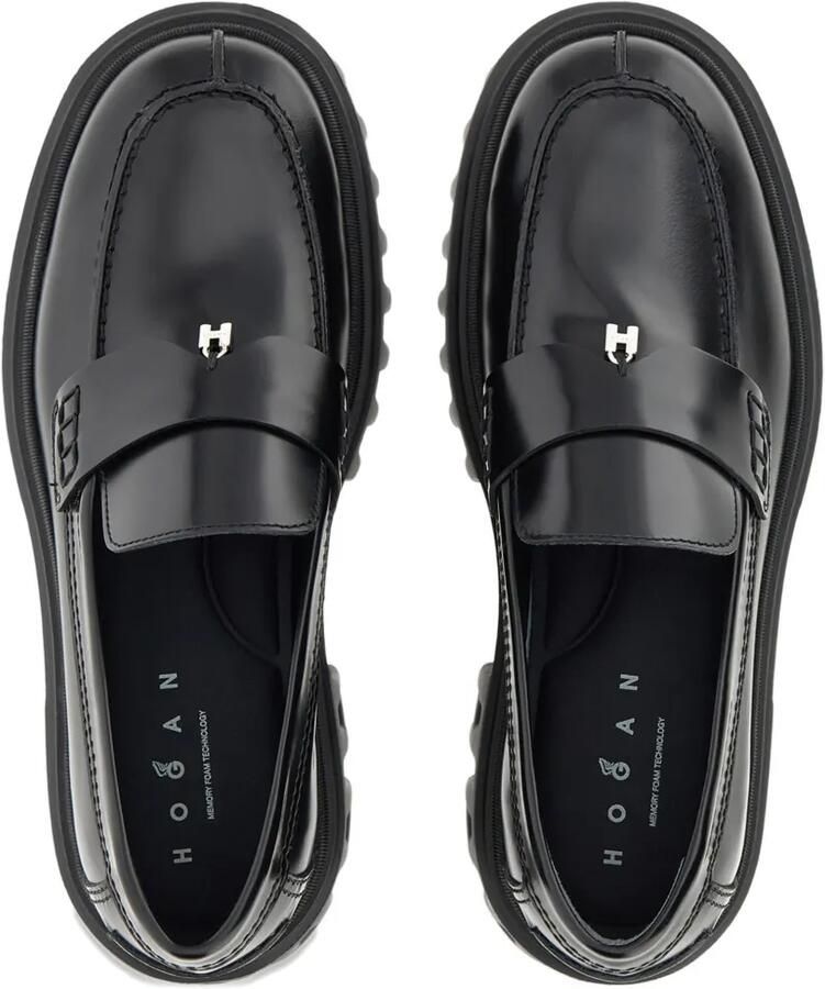 Hogan Leren loafers Zwart - Foto 2