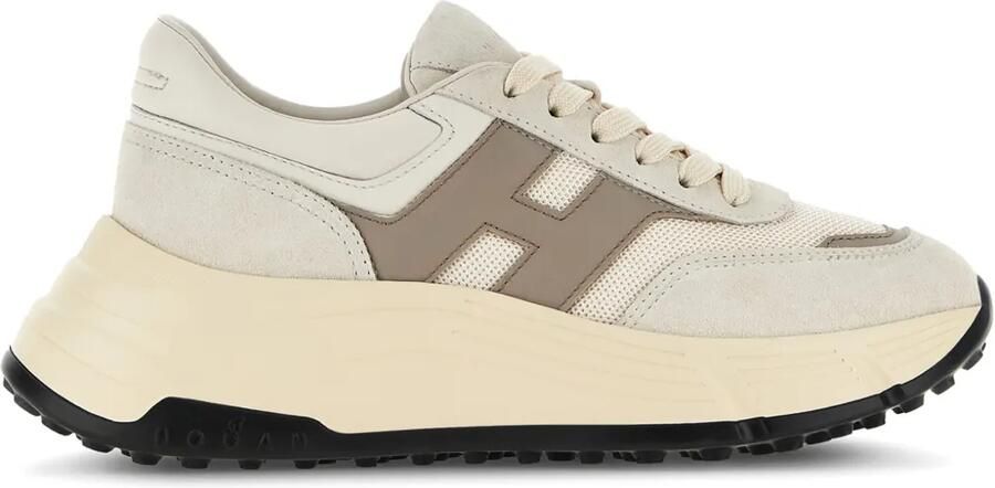 Hogan Leren sneakers Beige