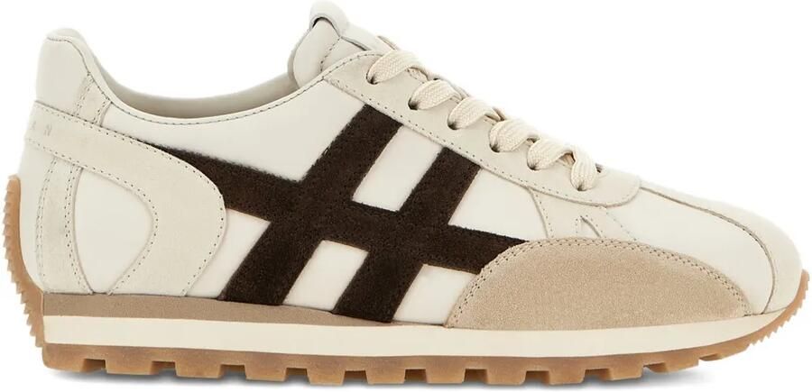 Hogan Leren sneakers Beige