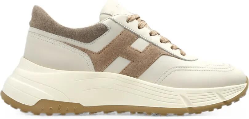 Hogan Leren sneakers Beige