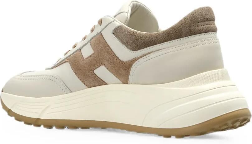 Hogan Leren sneakers Beige - Foto 3