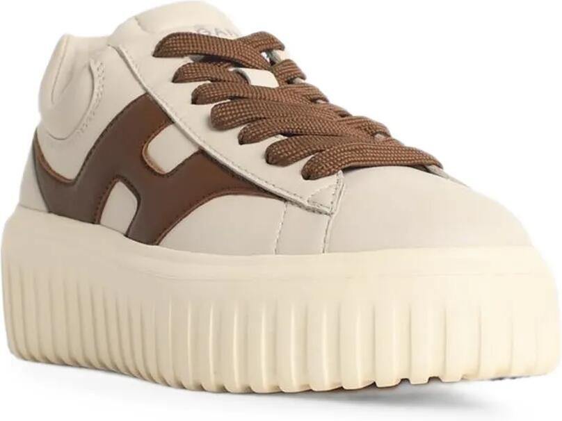 Hogan Leren sneakers Beige - Foto 2