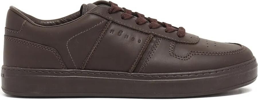 Hogan Leren sneakers Bruin