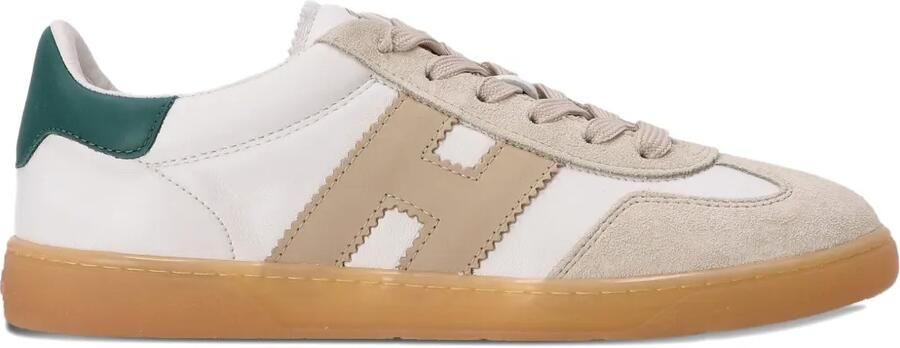 Hogan Leren sneakers met vlakken Wit