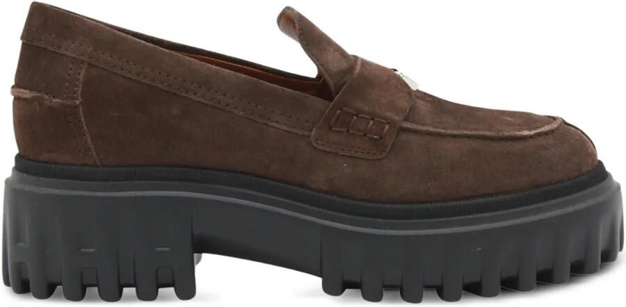 Hogan Loafers met chunky zool Bruin