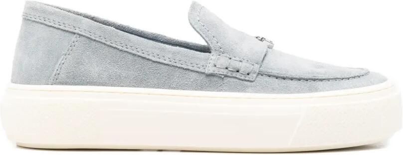 Hogan Loafers met metalen afwerking Blauw