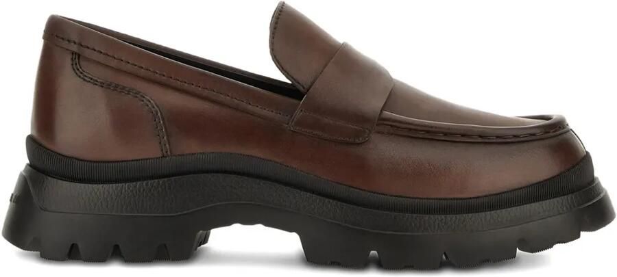 Hogan Loafers met ronde neus Bruin