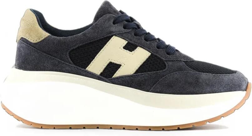 Hogan Maxi Active suède sneakers Blauw