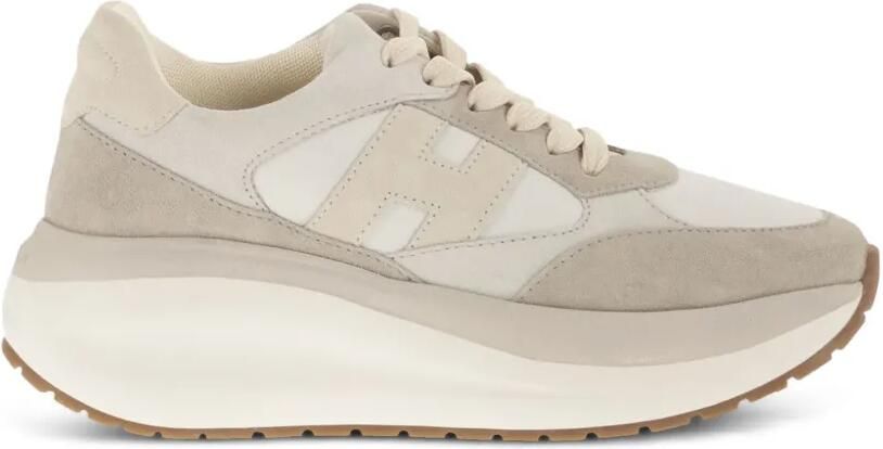 Hogan Maxi I Active suède sneakers Beige