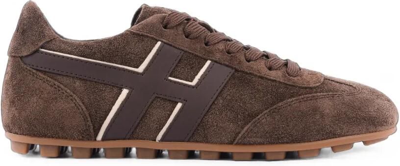 Hogan Olympia suède sneakers Bruin