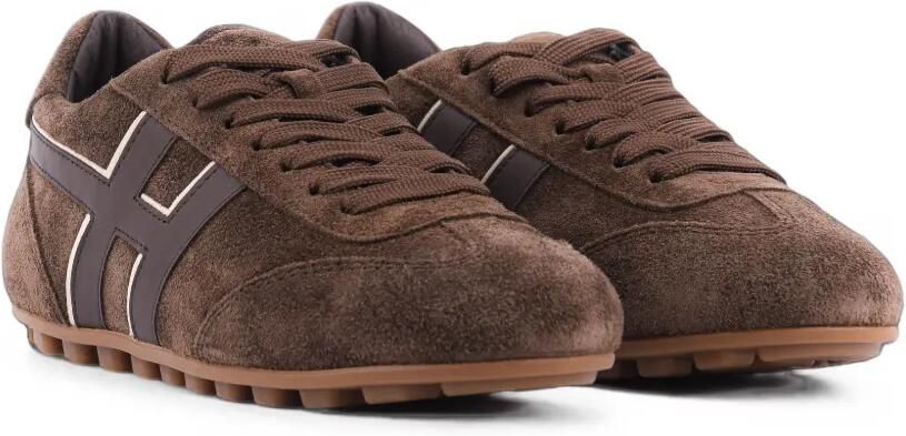 Hogan Olympia suède sneakers Bruin - Foto 4