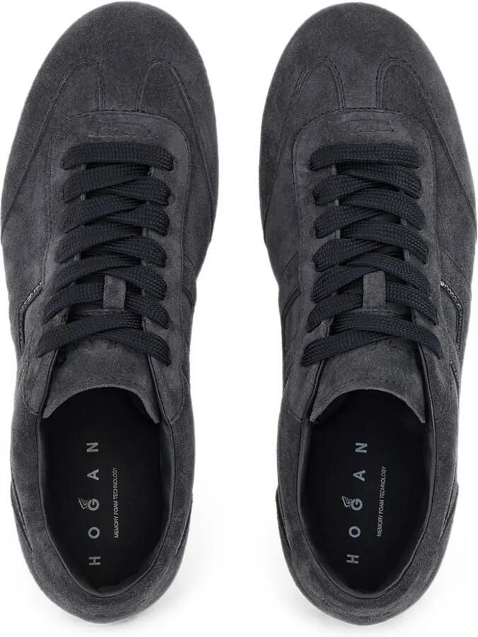 Hogan Olympia suède sneakers verfraaid met kristallen Grijs - Foto 2