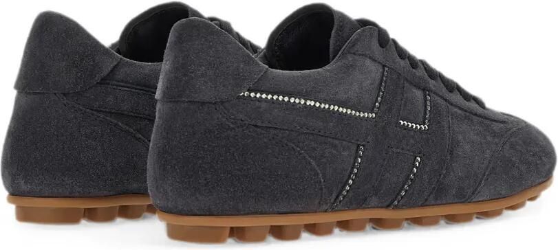 Hogan Olympia suède sneakers verfraaid met kristallen Grijs - Foto 4