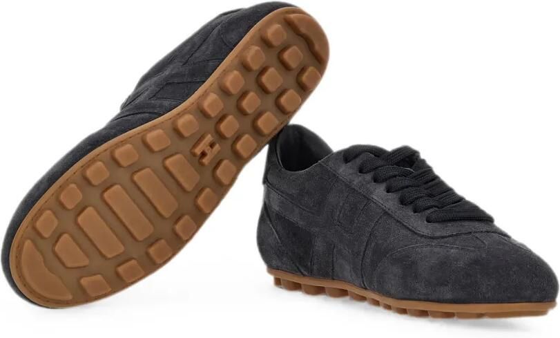 Hogan Olympia suède sneakers verfraaid met kristallen Grijs - Foto 3