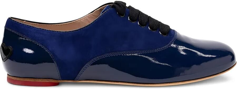 Hogan Oxford schoenen met lakleren hart Blauw