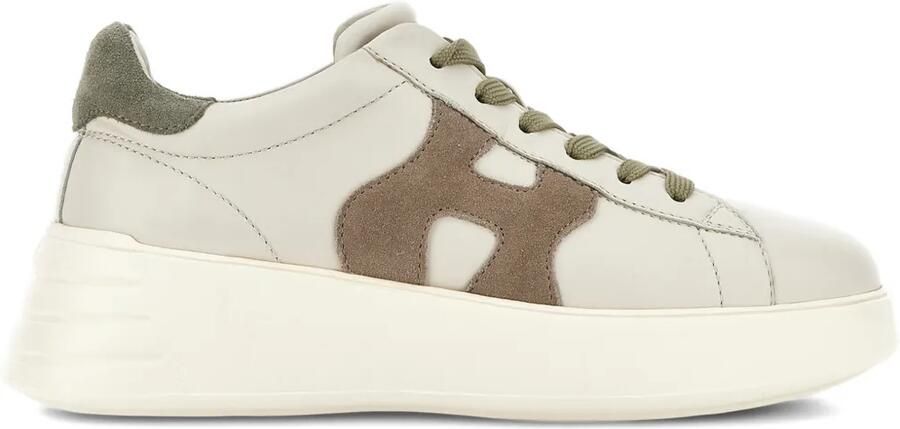 Hogan Rebel leren sneakers Beige