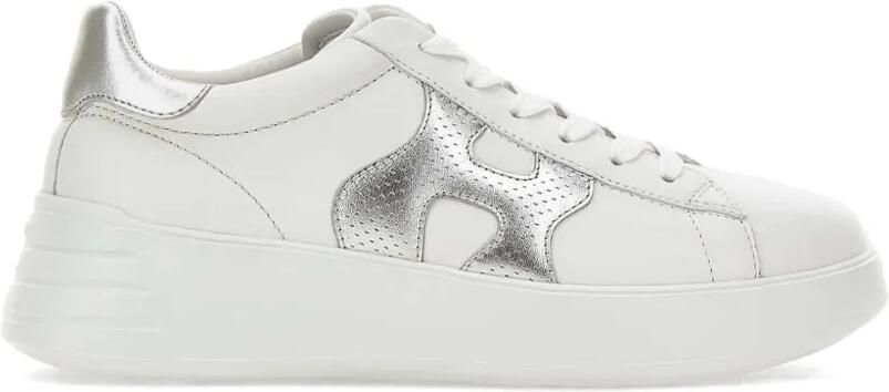 Hogan Rebel sneakers met geperforeerd logo Wit