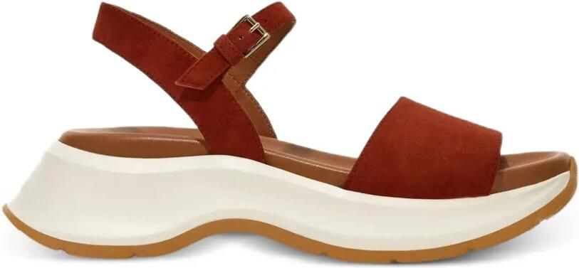 Hogan Sandalen met gesp Bruin - Foto 3