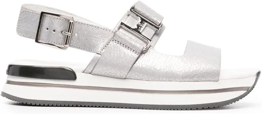 Hogan Sandalen met gesp Grijs