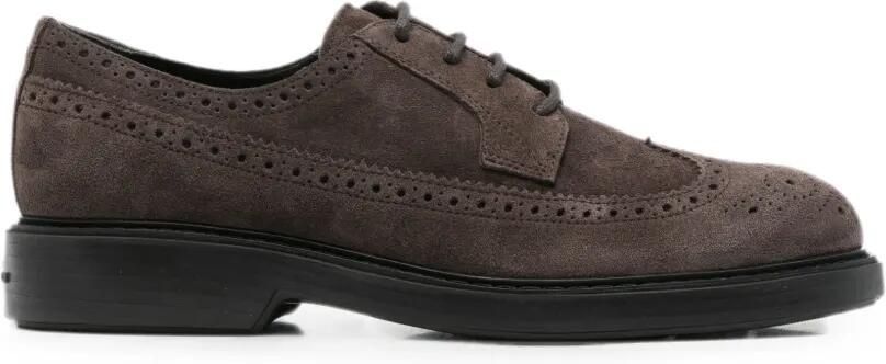 Hogan Sneakers met brogue-detail Grijs