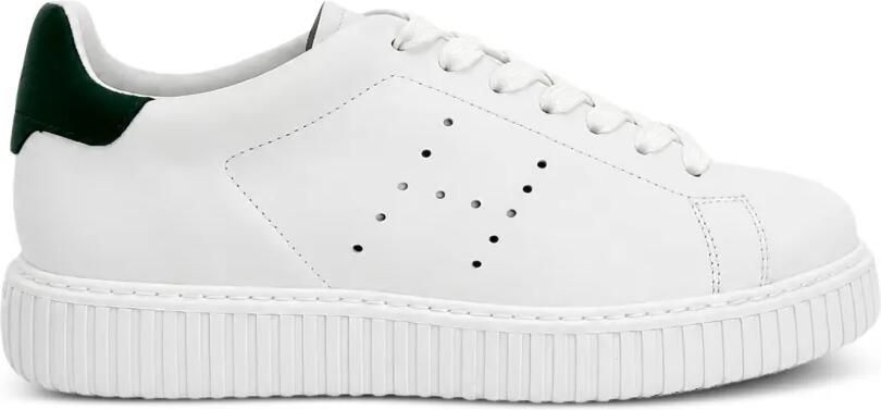Hogan Sneakers met geperforeerd logo Wit