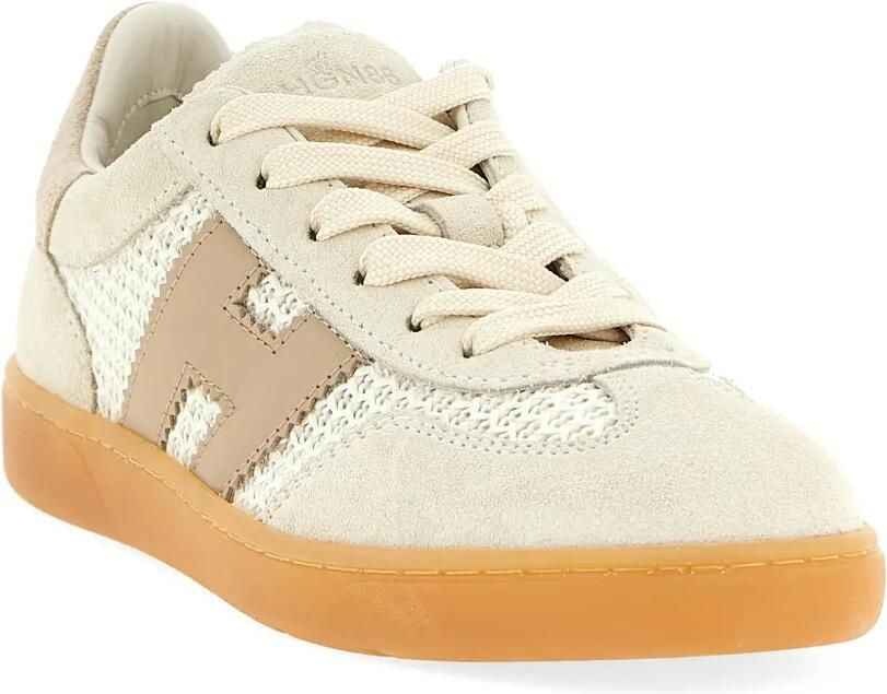 Hogan Sneakers met logo Beige