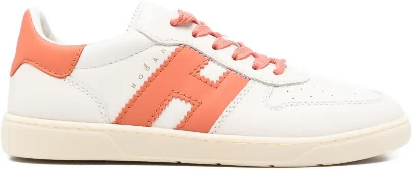 Hogan Sneakers met logo Beige