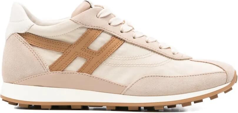 Hogan Sneakers met logo Beige