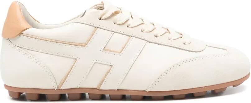 Hogan Sneakers met logo Beige