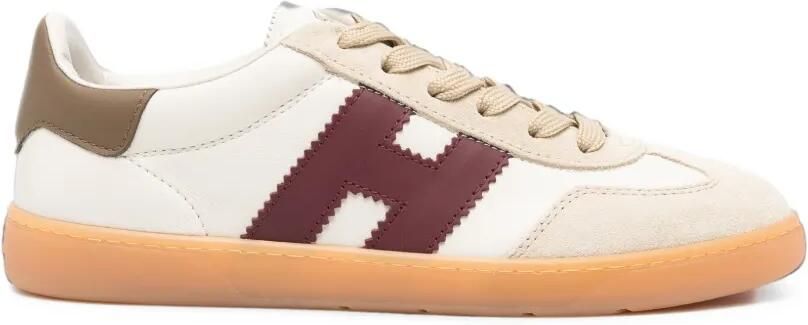 Hogan Sneakers met logopatch Beige
