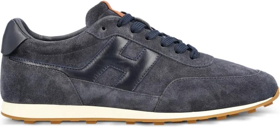 Hogan Sneakers met logopatch Blauw
