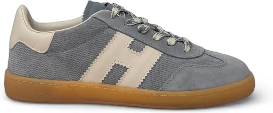 Hogan Sneakers met logopatch Blauw