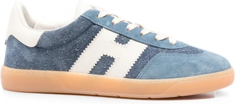 Hogan Sneakers met logopatch Blauw