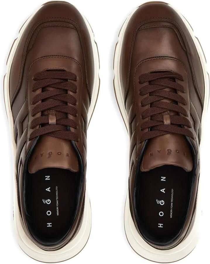 Hogan Sneakers met logopatch Bruin - Foto 2