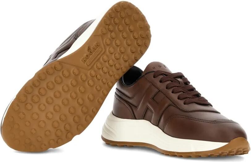 Hogan Sneakers met logopatch Bruin - Foto 3