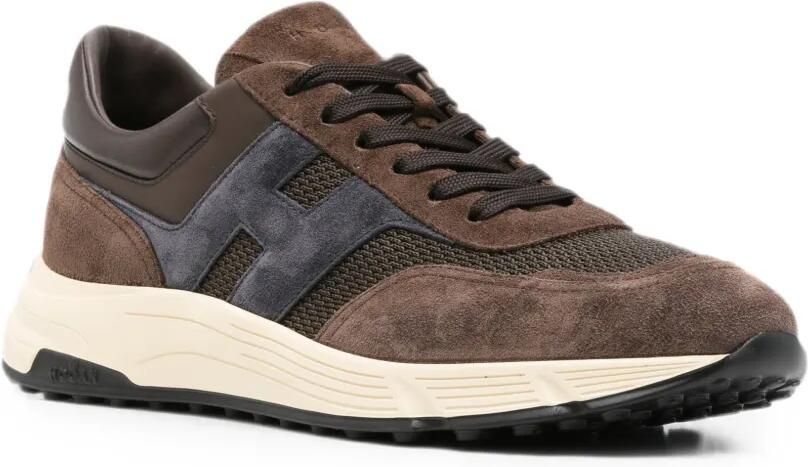 Hogan Sneakers met logopatch Bruin - Foto 2